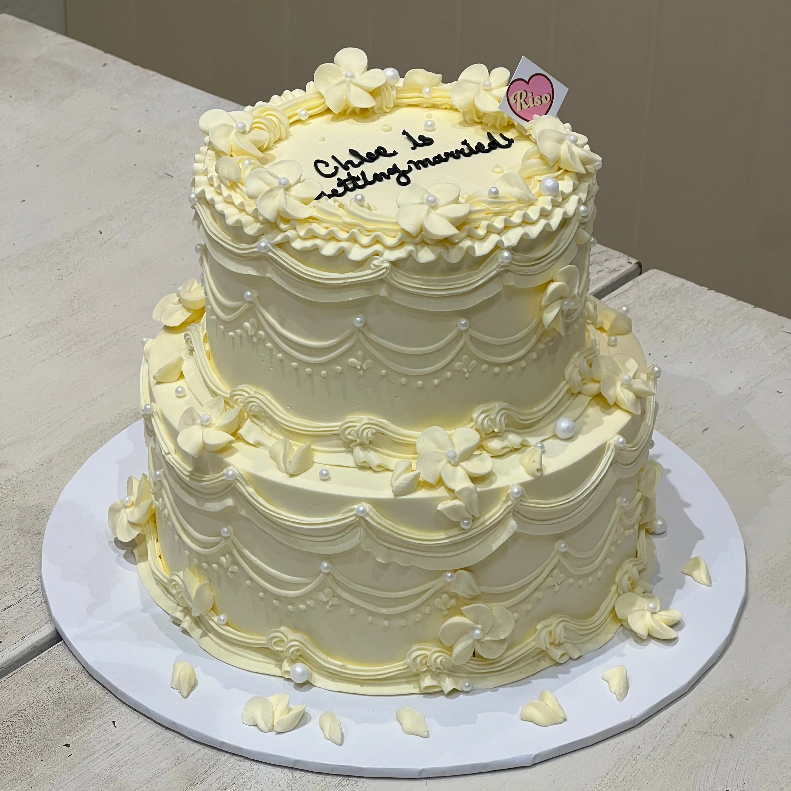 Cherry Blossom Cake (Round/Heart) - Image 5