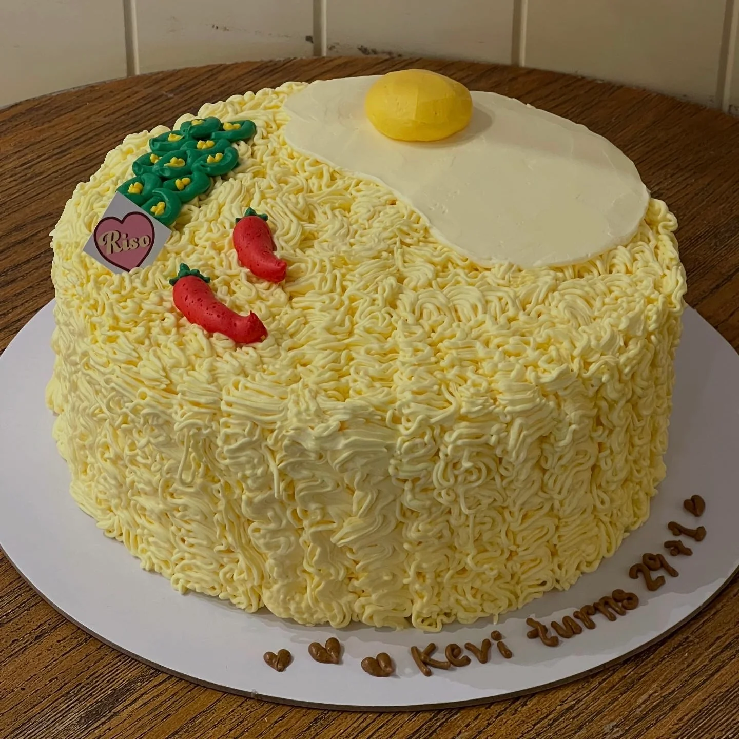 Instant Noodles Cake (Round/Heart)