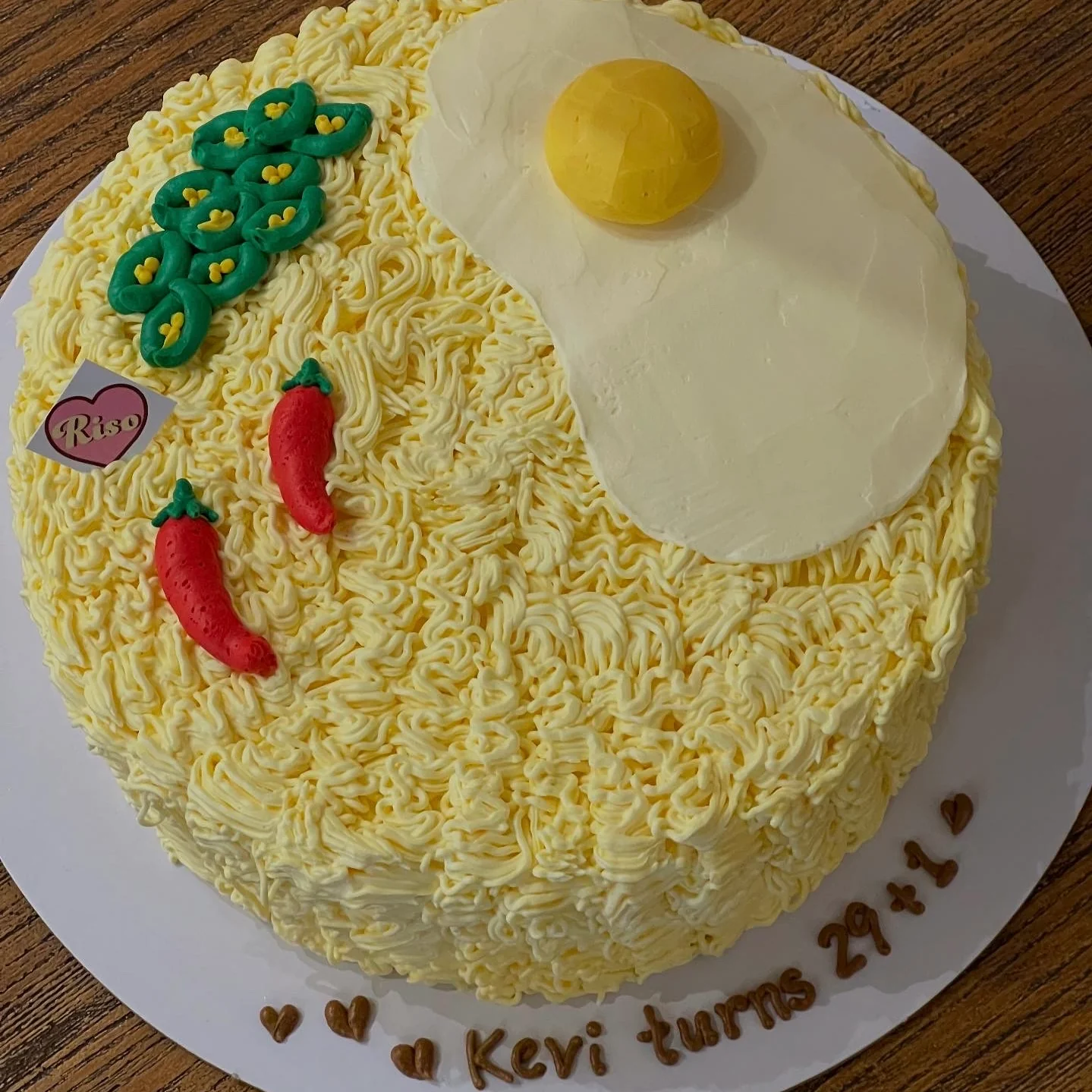 Instant Noodles Cake (Round/Heart) - Image 3