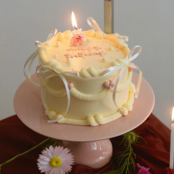 Lovely Balletcore Cake (Round/Heart) - Image 4