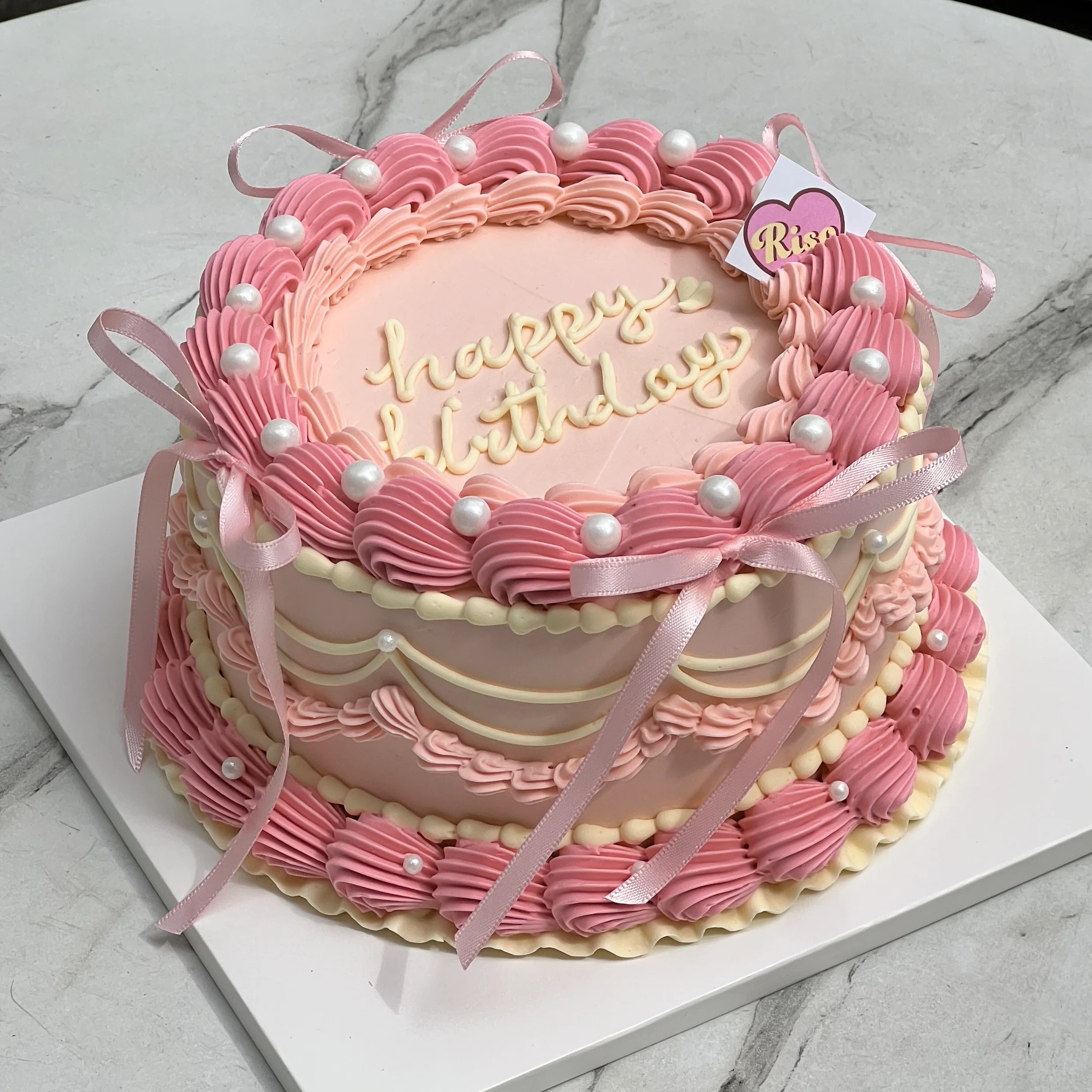 Pearl Ballet Core Cake (Round/Heart)