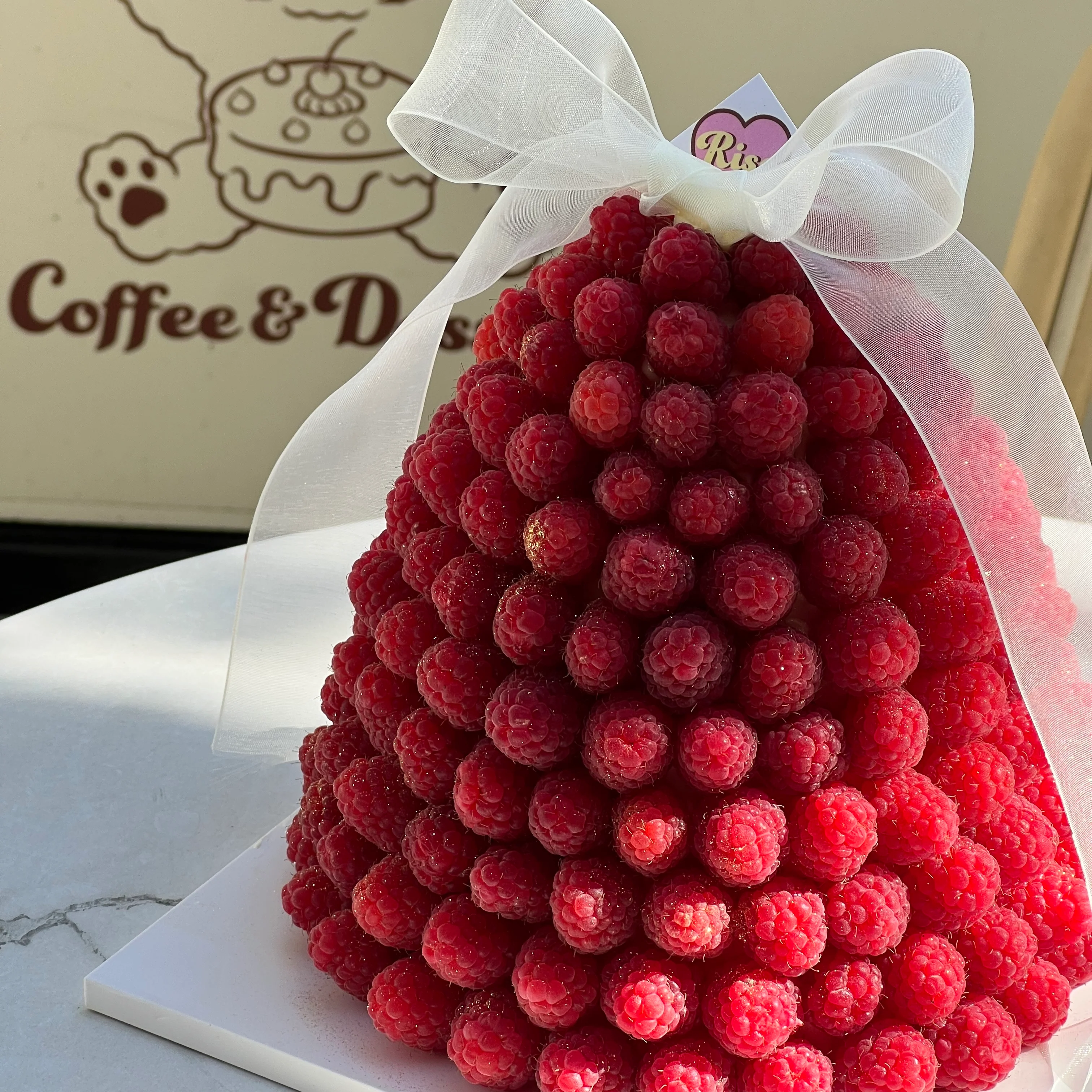 Raspberry Bloom Cake - Image 3