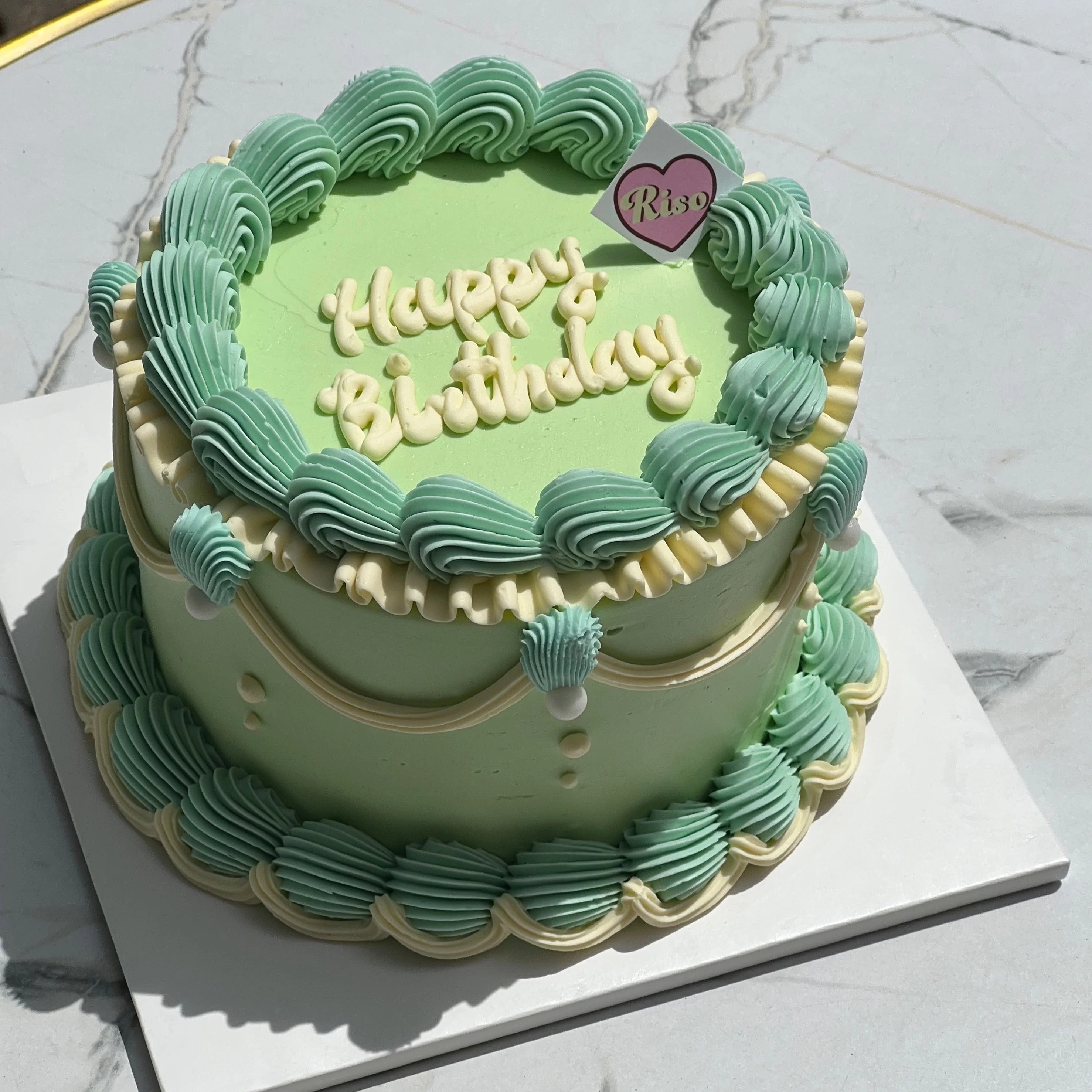 Simple Vintage Cake ver.2 (Round/Heart) - Image 2