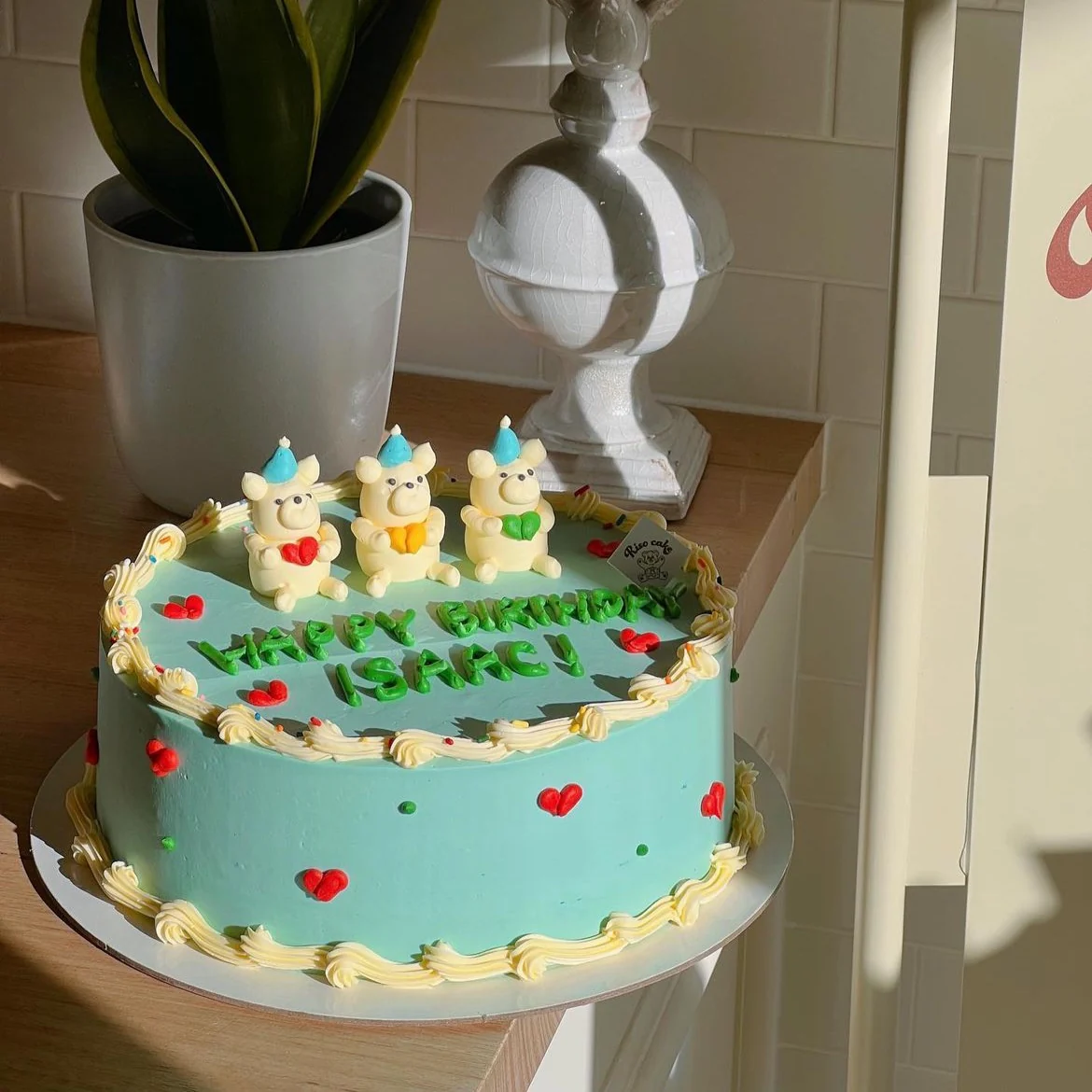 Triplets Party Bear Cake - Image 4