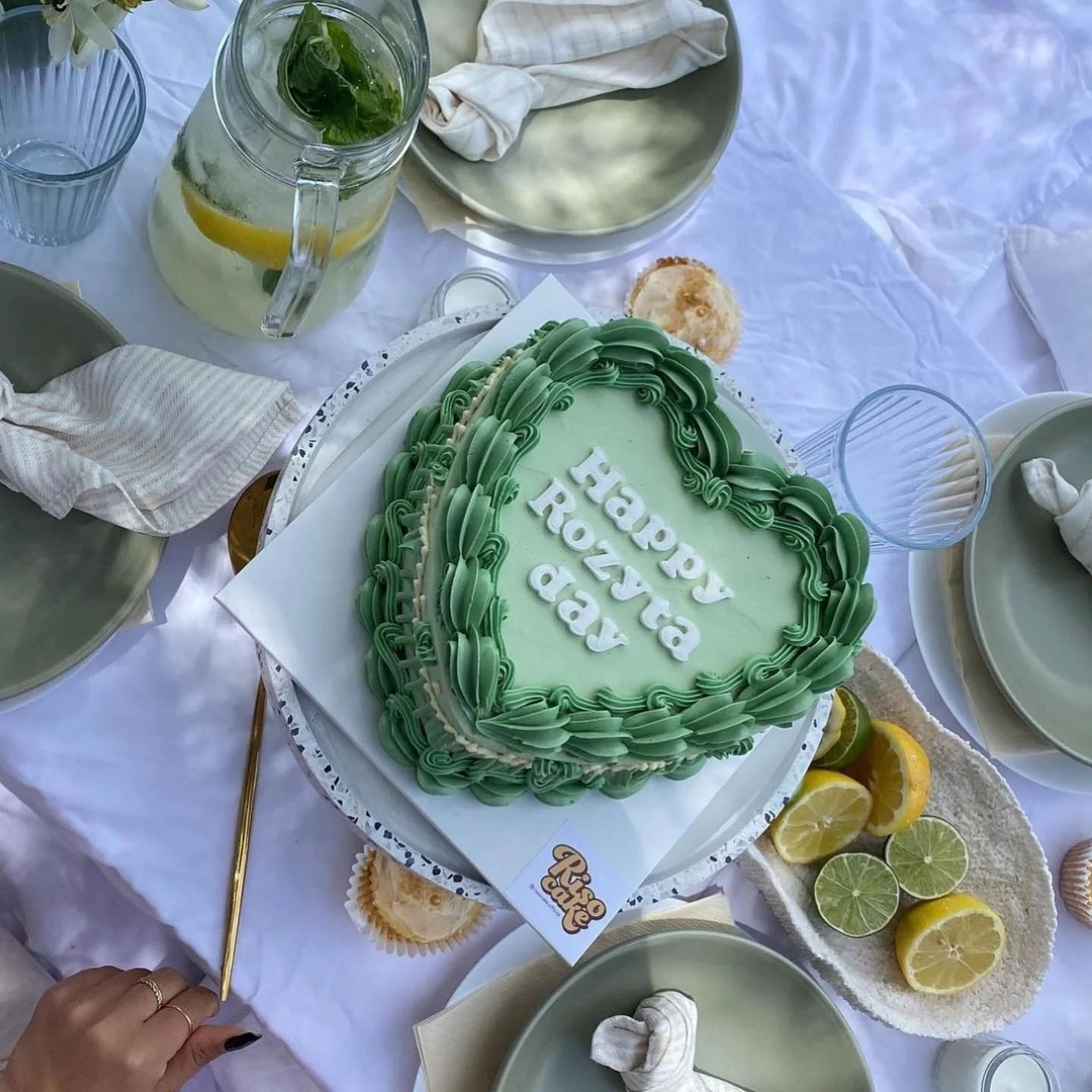 Vintage Text Cake 2 (Round/Heart) - Image 6